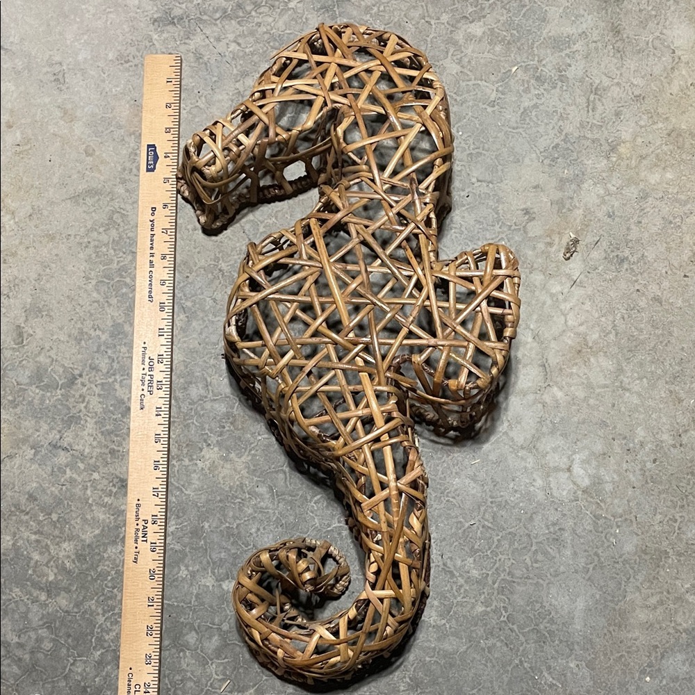 Woven Seahorse Wall Decor